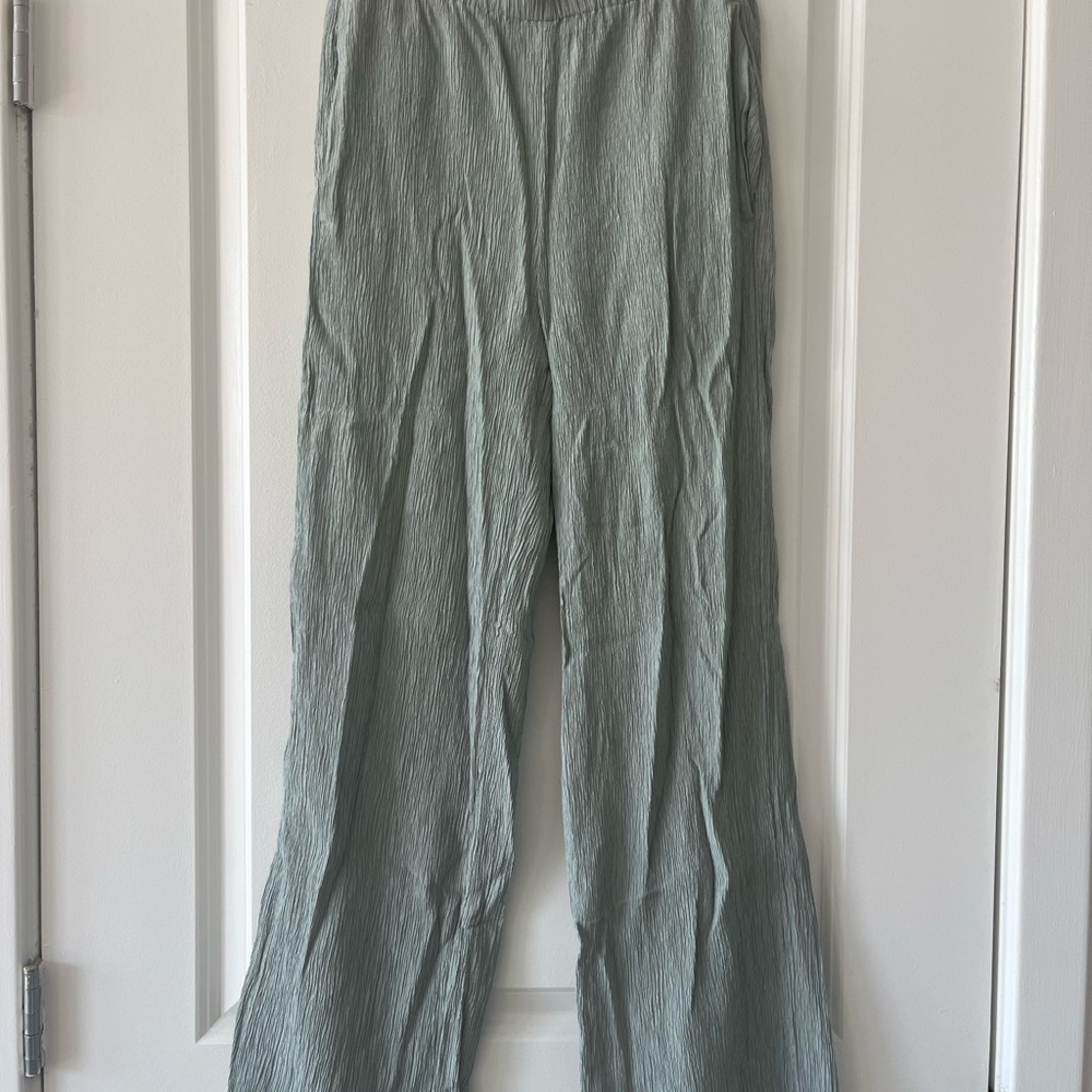 Banana Republic Crinkle Pant Sage